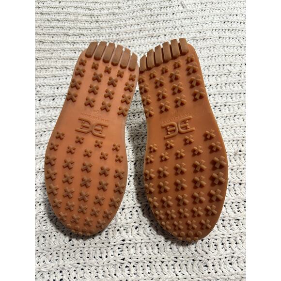 Sam Edelman Layla EM Sneakers Leather Women's Size 6.5 M EU 36.5 White Lace Up - Picture 3 of 10